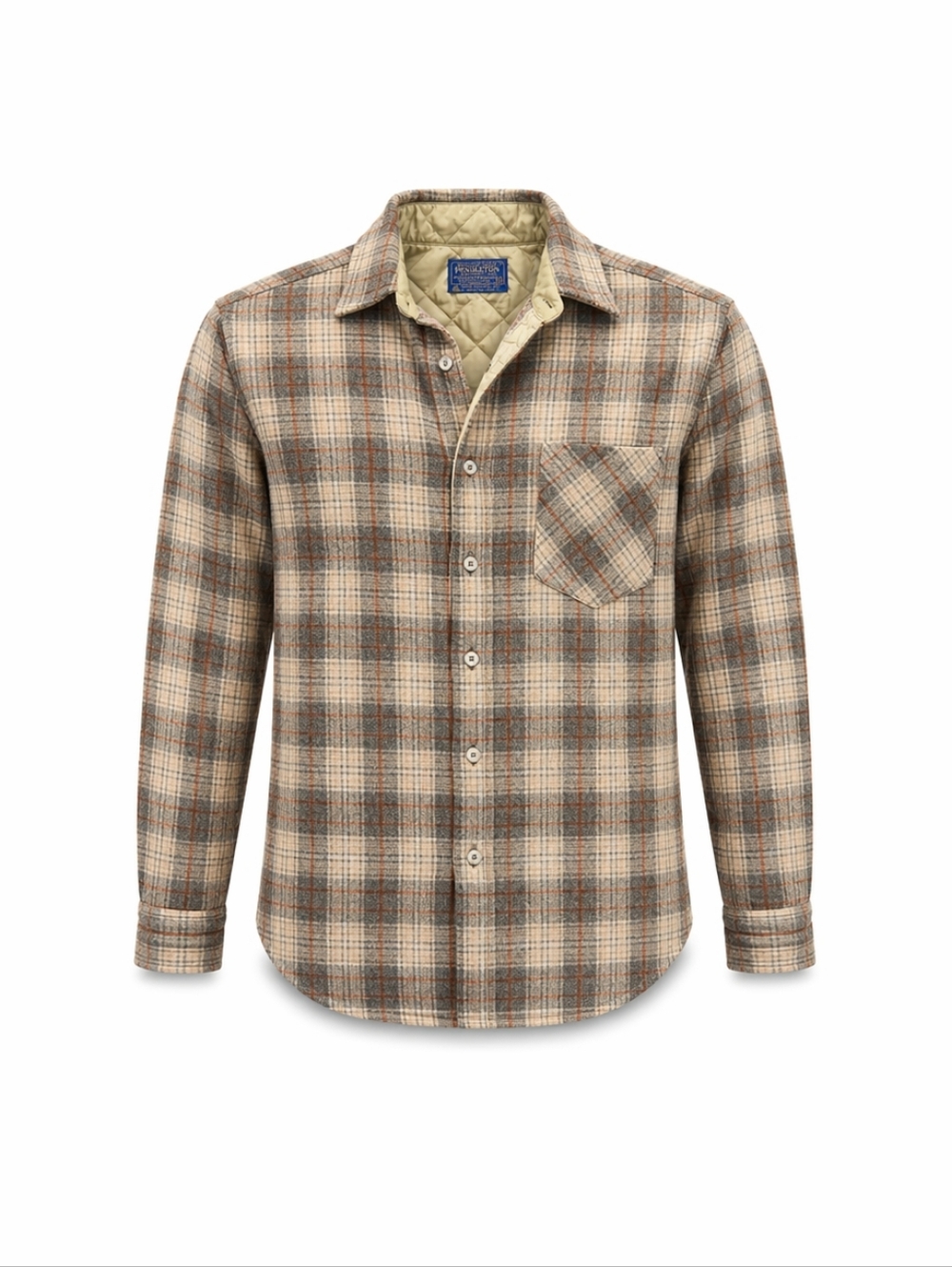 1960s Pendleton Made in USA 100% Virgin Wool Flannel